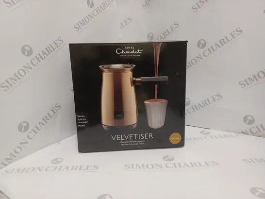 BOXED HOTEL CHOCOLAT VELVETISER IN COPPER RRP £109.99