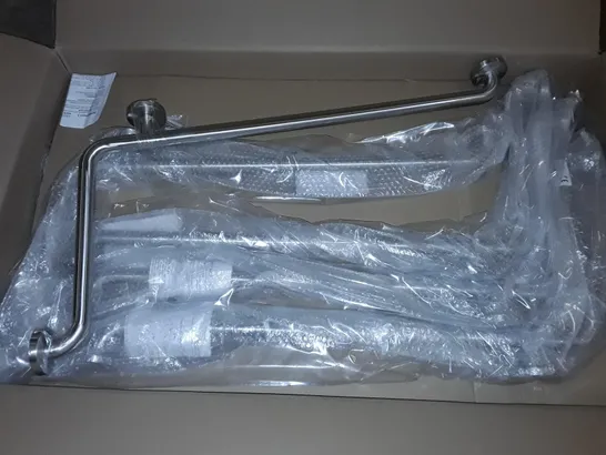 LOT OF 10 STAINLESS STEEL GRAB BARS - 121X74X20MM