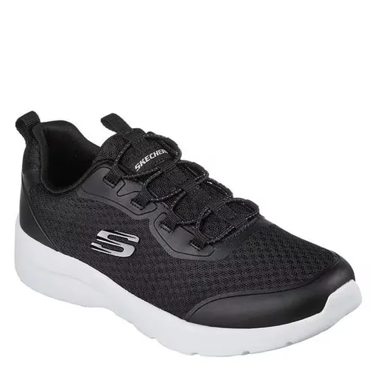 SKECHERS DYNAMIGHT 2.0 BUNGEE TRAINER IN BLACK SIZE 5.5