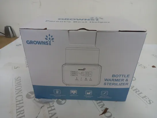 BOXED GROWNSY BOTTLE WARMER & STERLISER