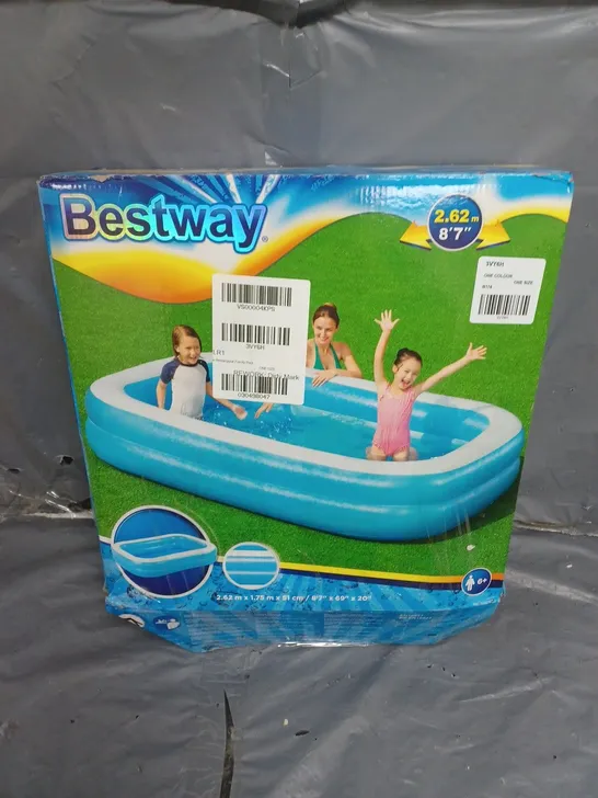 BESTWAY RECTANGULAR FAMILY POOL  RRP £39.99