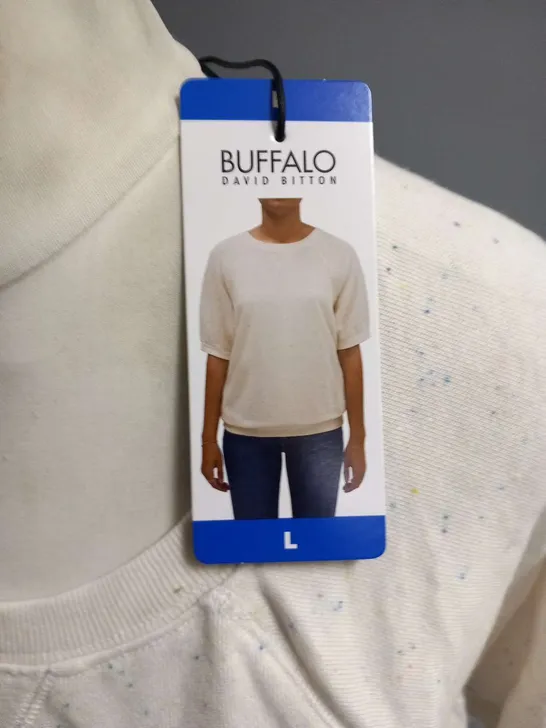 FIVE BUFFALO DAVID BITTON TOPS IN ASSORTED SIZES