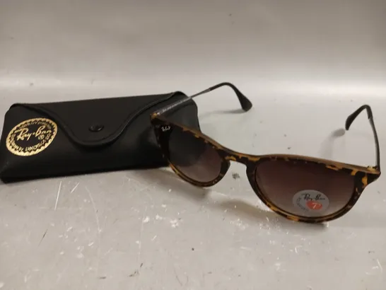 RAY-BAN TORTOISE SHELL DESIGN CAT EYE FRAME SUNGLASSES 