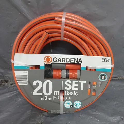 GARDENA MANUAL HOSE REEL (L)20M