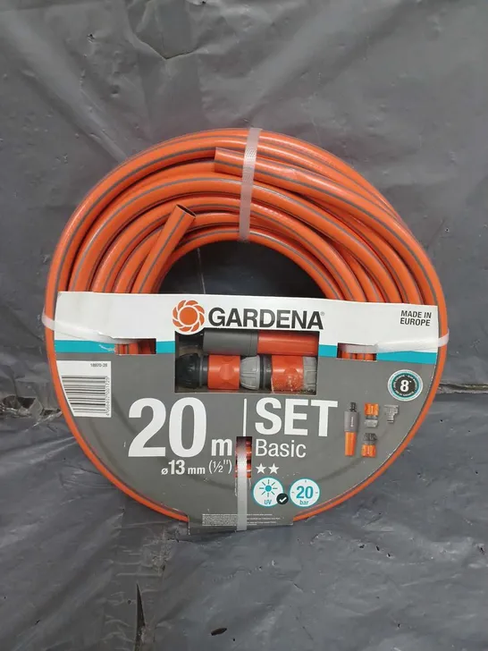 GARDENA MANUAL HOSE REEL (L)20M