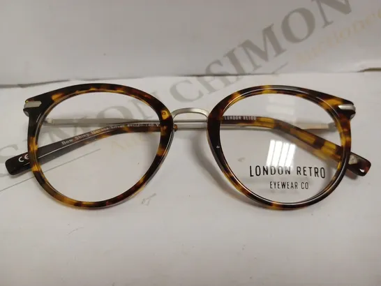 LONDON RETRO HAVANA TORTOISESHELL/SILVER GLASSES