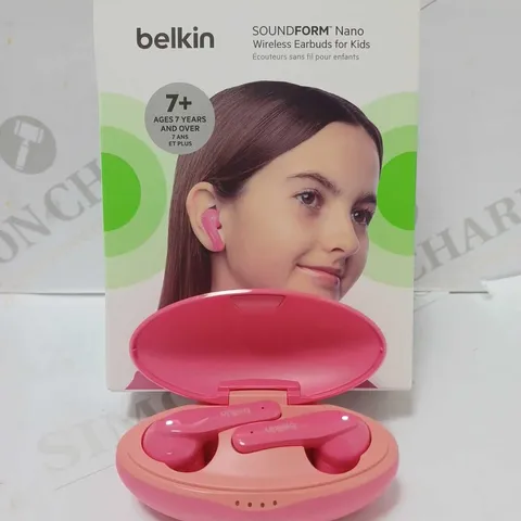 BELKIN SOUNDFORM NANO KIDS WIRELESS EARPHONES 