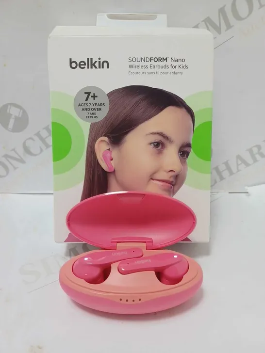 BELKIN SOUNDFORM NANO KIDS WIRELESS EARPHONES  RRP £29.99