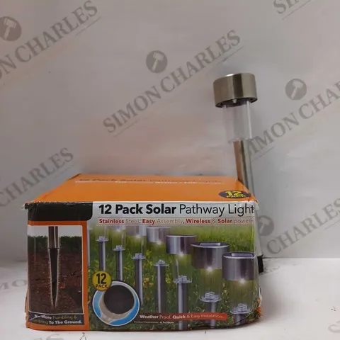 12 PACK SOLAR PATHWAY LIGHT