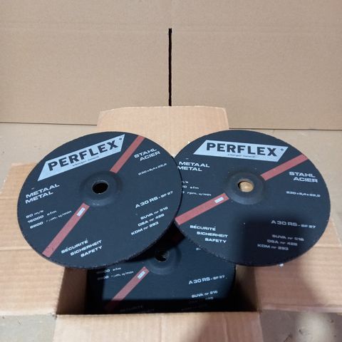 LOT OF APPROXIMATELY 10 PERFLEX A-30 RS GRINDING DISKS 