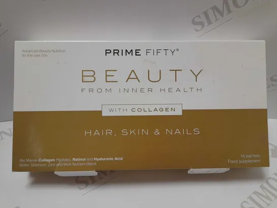 PRIME FIFTY HIGH STRENGTH COLLAGEN SHOTS FOR SKIN, HAIR & NAILS 