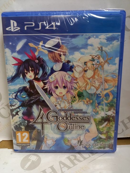 SEALED CYBERDIMENSION NEPTUNIA 4 GODDESSES ONLINE PLAYSTATION 4 GAME