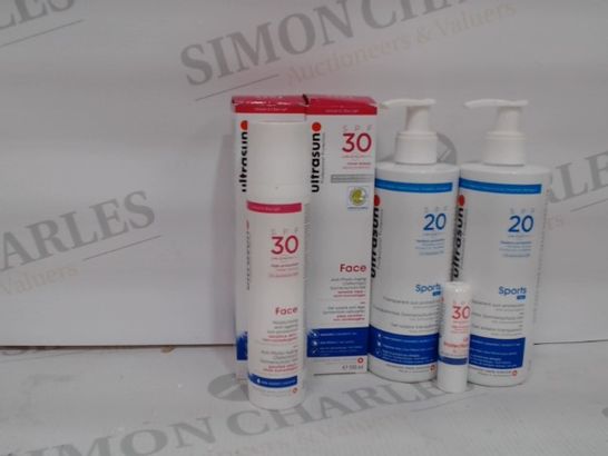 2 ULTRASUN SPF 20 GLIMMER, FACE AND LIP PROTECTION &  CARE SETS