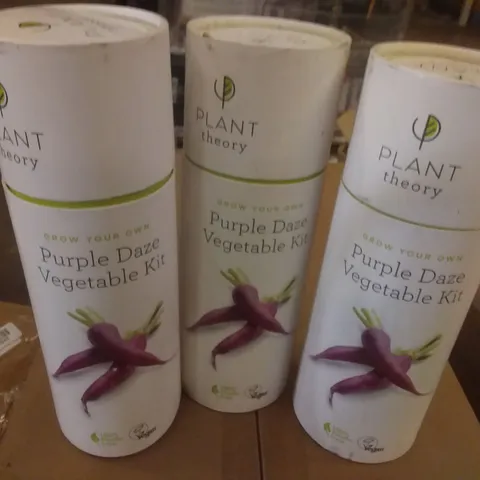 BOX OF 24 PLANT THEORY PURPLE DAZE VEG KITS