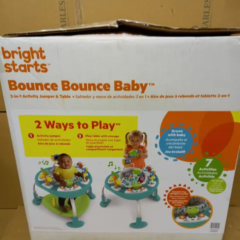 BRIGHT STARTS BOUNCE BOUNCE BABY ACTIVITY JUMPER 