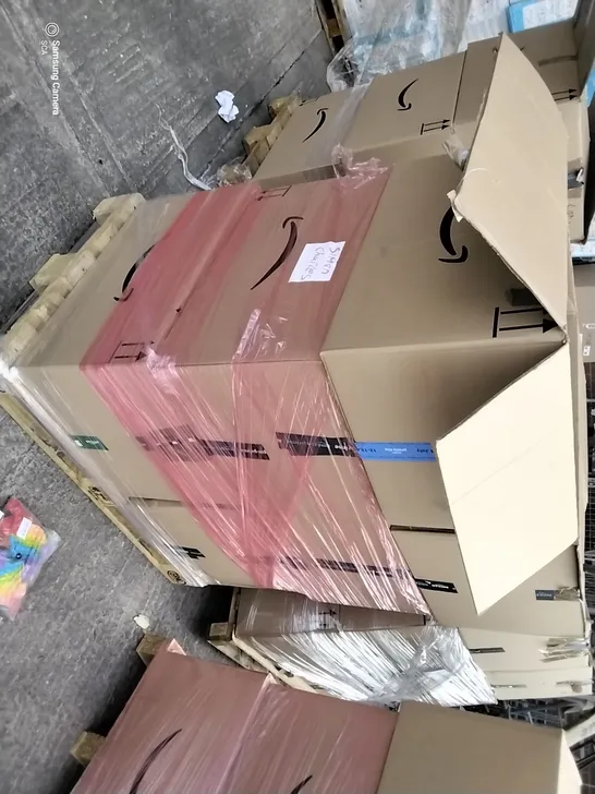 PALLET OF ASSORTED ITEMS TO INCLUDE OUTDOOR LIGHTS, POP SOCKETS, SCREEN PROTECTORS, TOOLS ETC