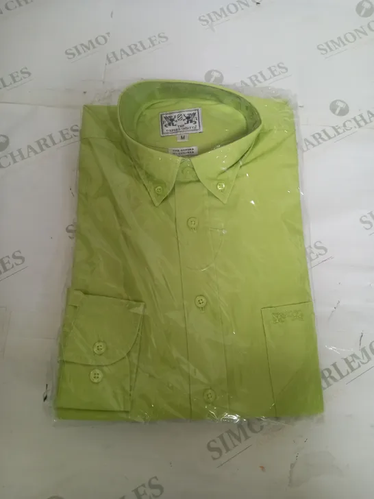 SEALED THE OXFORD SHIRT IN LIME GREEN - MEDIUM