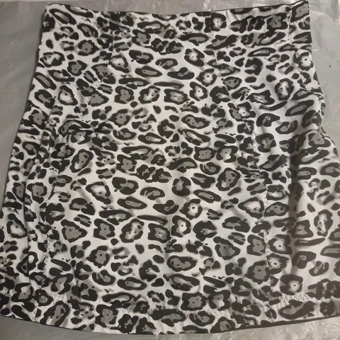 lot of 7 ann summers grey monochrome animal print bodycon skirts - various sizes