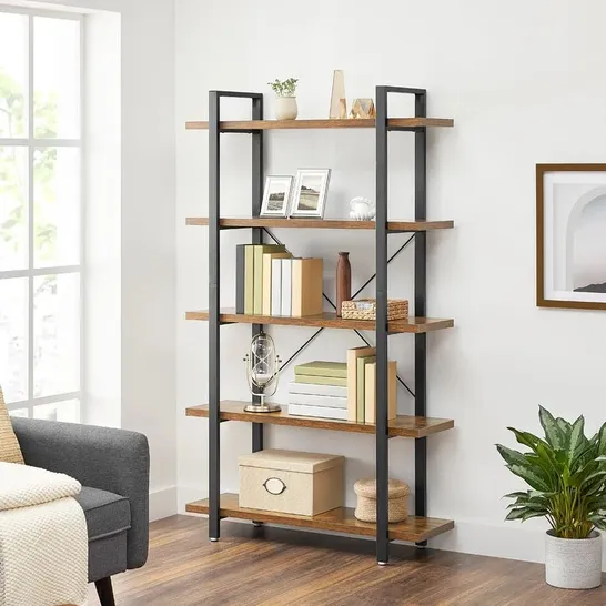 BOXED WENLOCK BOOKCASE - BLACK