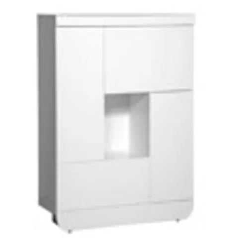 BOXED FIESTA SIDEBOARD CABINET IN HIGH GLOSS WHITE(2 BOXES )
