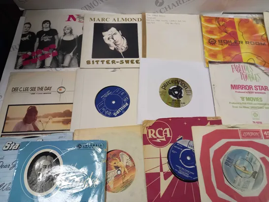 LOT OF 20 ASSORTED VINYL RECORDS TO INCLUDE TERRORVISION, DAVE STEWART AND MARC ALMOND