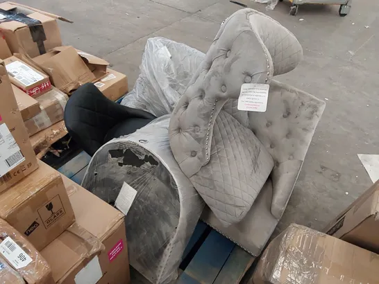 PALLET OF ASSORTED CHAIR PARTS 