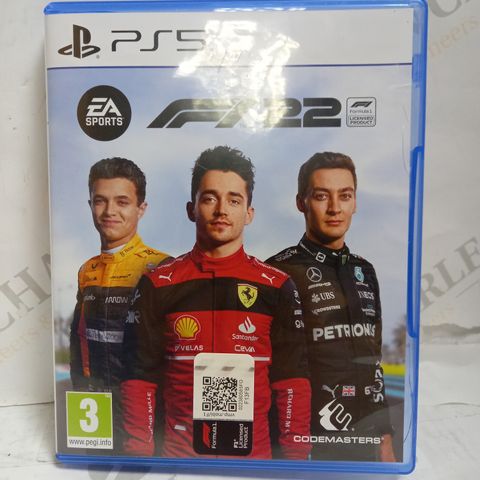 F1 22 PLAYSTATION 5 GAME 