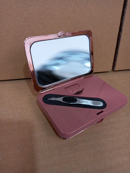 DUAL MIRROR FROM SIMPLYBEAUTY BLUSH/ROSE GOLD