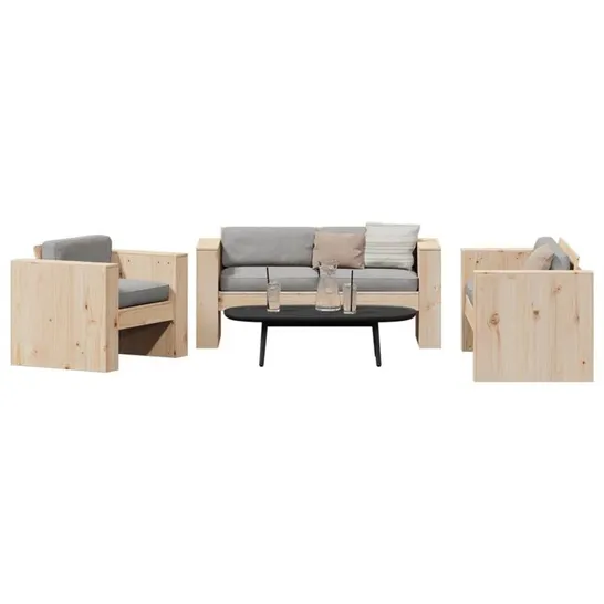 BOXED METAL NONE 4 - PERSON LOUNGE/DINING SET (3 BOXES)