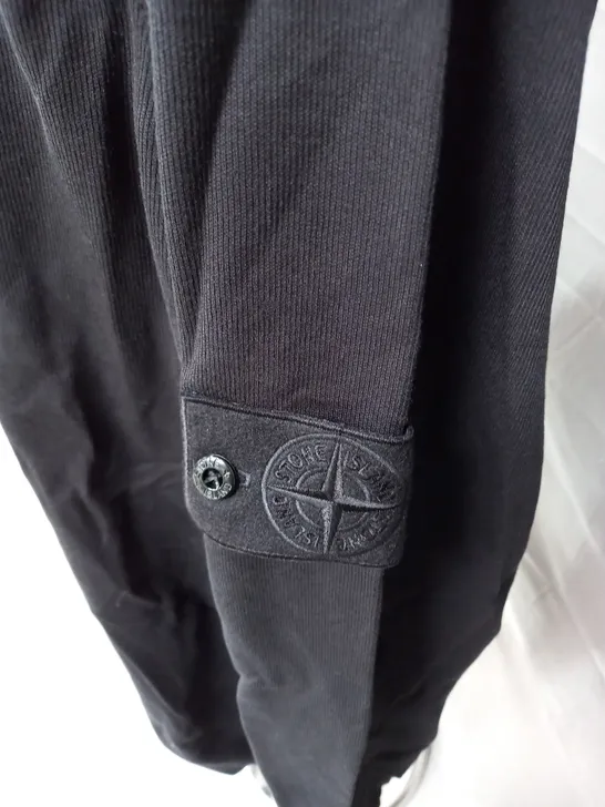 STONE ISLAND GH FLEECE NERO IN BLACK - XL