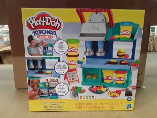 BOX CONTAINING 6 BRAND NEW PLAY-DOH KITCHEN CREATIONS SET