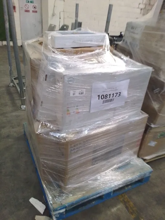 PALLET OF APPROXIMATELY 17 UNPROCESSED RAW RETURN MONITORS TO INCLUDE;