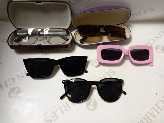 LOT OF APPROX 15 ASSORTED GLASSES AND SUNGLASSES 