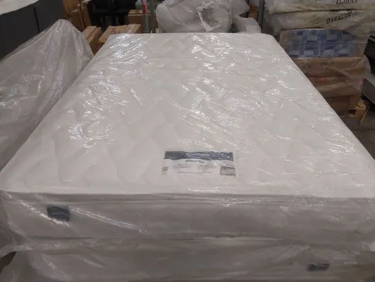 QUALITY BAGGED 4'6" DOUBLE SILENTNIGHT MIRACOIL SPRUNG PIPPA ULTIMATE PILLOWTOP FIRM MATTRESS RRP £429