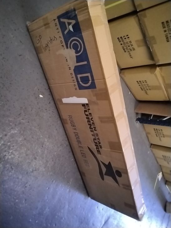 BOX OF RUGBY DOUBLE LED BED PARTS
