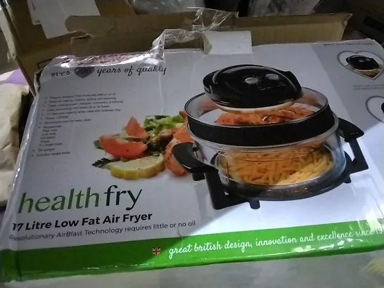 BOXED TOWER HEALTH HALOGEN LOW FAT AIR FRYER 