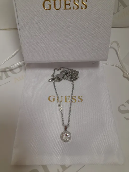 GUESS COLOR MY DAY 16-18" CLEAR CHARM NECKLACE  RRP £49