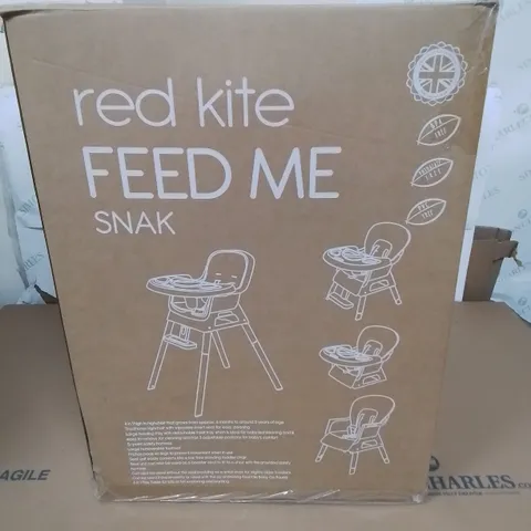 BRAND NEW BOXED RED KITE FEED ME 4IN1 HIGHCHAIR IN MEOW