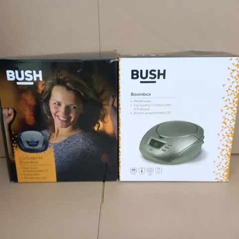 BOX OF APPROX 8 ASSORTED BUSH ITEMS TO INCLUDE - BOOMBOX , CD/DAB/FM BOOMBOX