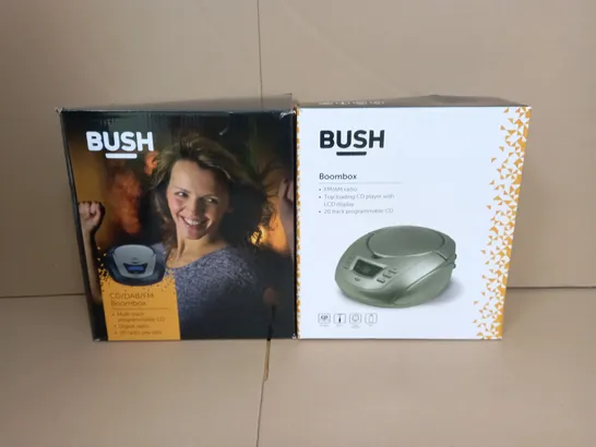 BOX OF APPROX 8 ASSORTED BUSH ITEMS TO INCLUDE - BOOMBOX , CD/DAB/FM BOOMBOX