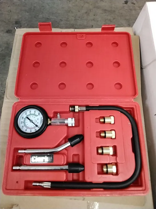 CLARKE 8 PIECE COMPRESSION TESTER KIT