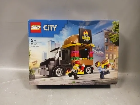 LEGO CITY BURGER VAN TOY BUILDING SET 60404