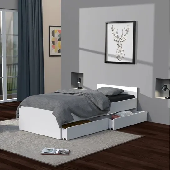 BOXED GIACOBBA PLATFORM BED - 2 BOXES