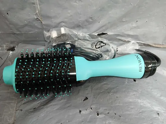 BOXED REVLON SALON HAIR DRYER AND VOLUMISER - TEAL RRP £49.99