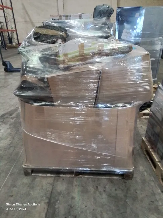 PALLET OF APPROXIMATELY 14 UNPROCESSED RAW RETURN HOUSEHOLD AND ELECTRICAL GOODS TO INCLUDE;