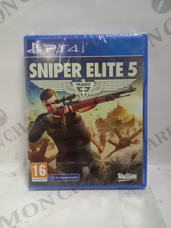 SEALED SNIPER ELITE 5 PLAYSTATION 4 GAME