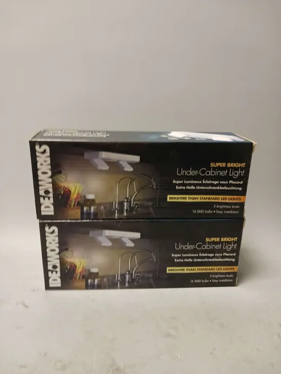 LOT OF 2 BOXED IDEAWORKS UNDER-CABINET LIGHT