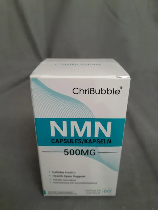 BOXED AND SEALED CHRIBUBBLE NMN CAPSULES 500mg (60 CAPSULES)