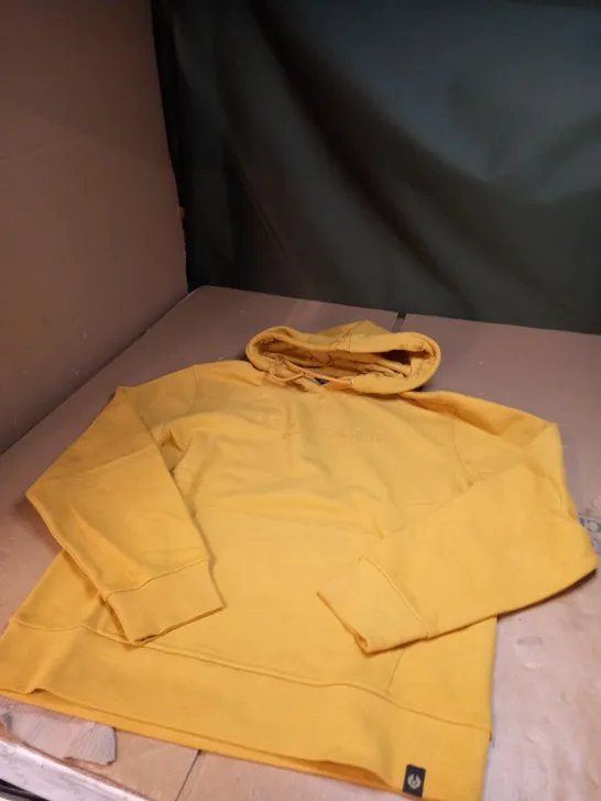 SMALL BELSTAFF YELLOW HOODIE 