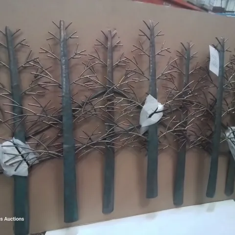 BOXED BRAND NEW METAL TREES WALL DECORATION